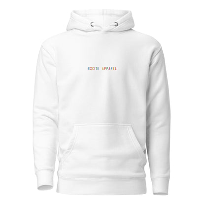 Excite Apparel Colored Hoodie (Embroidered)